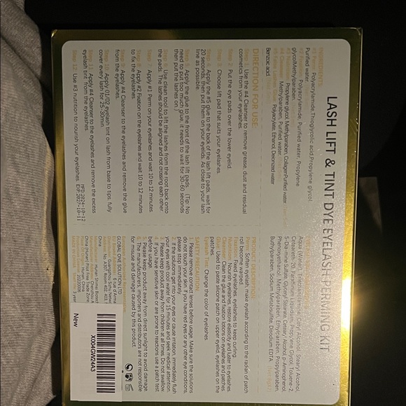 Lash Lift & Tint Kit - Gold - Picture 3 of 3